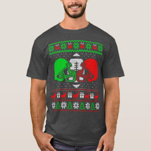 Love Football Ugly Christmas Sweater Happy Holiday