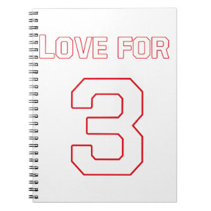 LOVE FOR 3 NOTEBOOK