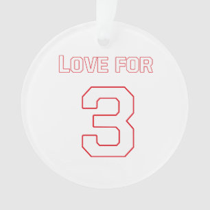 LOVE FOR 3 ORNAMENT