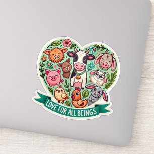 Love For All Beings - Vegan Design
