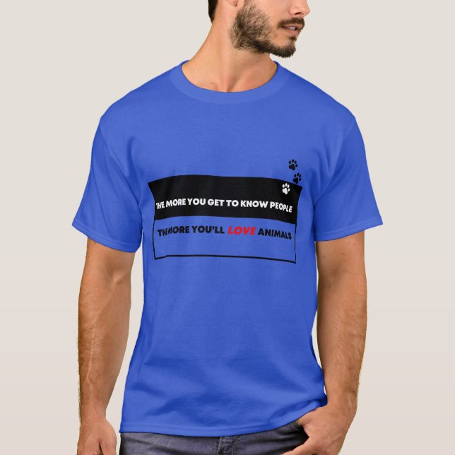 Love for Animals friend T-Shirt (Front)