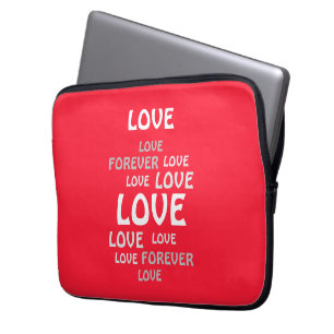 LOVE FOR BOYFRIEND, GIRLFRIEND, HUSBAND, WIFE GIFT LAPTOP SLEEVE