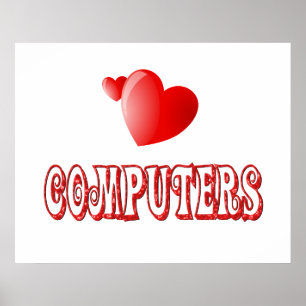 Love for Computers Poster