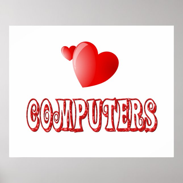 Love for Computers Poster (Front)