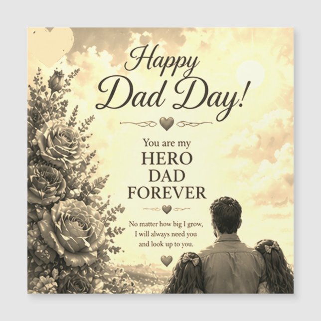 LOVE FOR DAD FROM DAUGHTERS (Front)