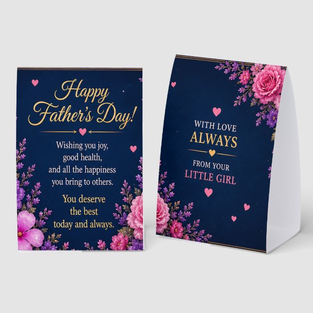 LOVE FOR DAD FROM DAUGHTERS (Front/Back)
