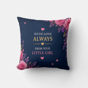 LOVE FOR DAD FROM DAUGHTERS CUSHION