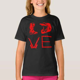 Love For Dirt Bike Funny Gift For Bikers T-Shirt