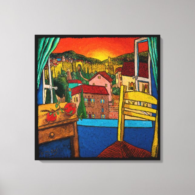 Love for Jerusalem by Jonathan Kis-Lev Canvas Print (Front)