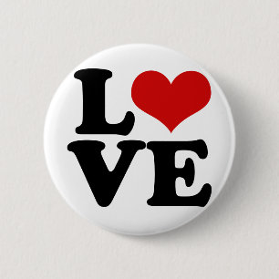 Love For Lovers and Valentines Day Design novelty 6 Cm Round Badge