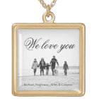 Love for Mum Family Photo Necklace