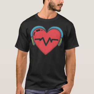 Love For Music - Heart Beating To The Rhythm Of Mu T-Shirt