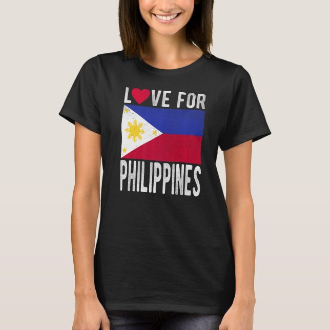 Love for Philippines T-Shirt (Front)