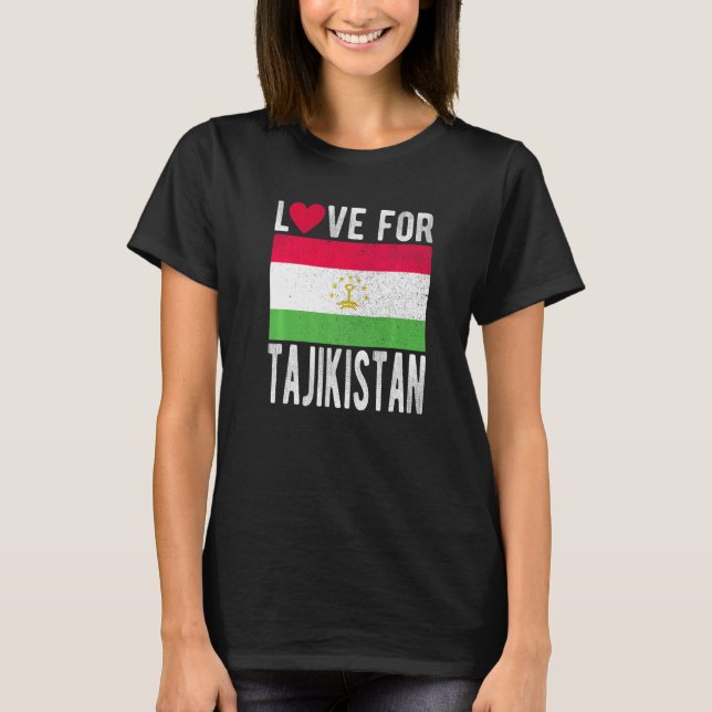 Love for Tajikistan Premium T-Shirt (Front)