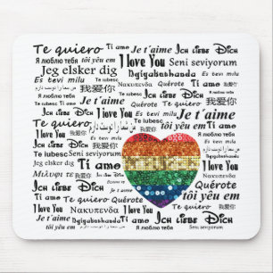 Love foreign languages mouse mat