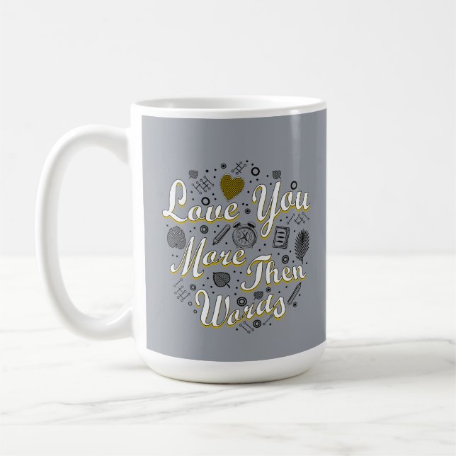 love forever, coffee mug (Left)