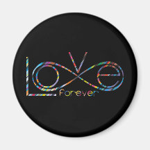 Love forever infinity fulcolor magnet