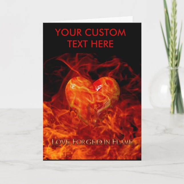 Love Forged in Flame Card (Front)