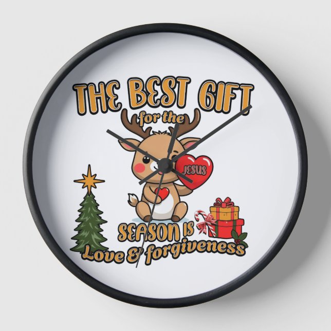 Love & Forgiveness: The Ultimate Christmas Gift Clock (Front)