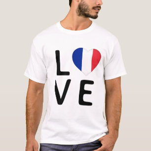 Love - France Flag T-Shirt