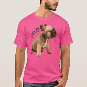 Love French Bulldog  Frenchie Mum Dad Dog Puppy Pe T-Shirt