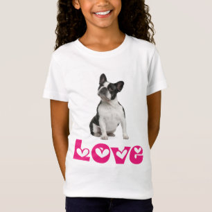 Love French Bulldog Puppy Dog T-Shirt