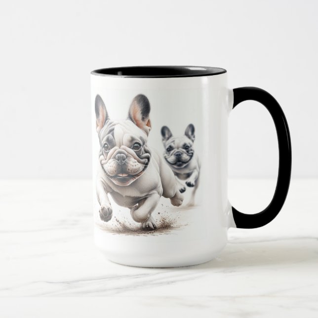 Love French Bulldogs Mug (Right)