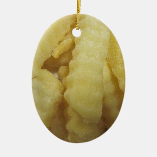 Love French Fries Ceramic Tree Decoration (Front)