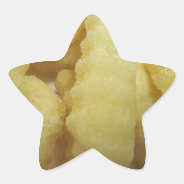 Love French Fries Star Sticker (Front)