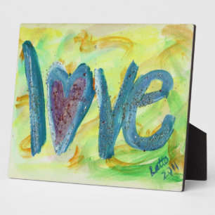 Love Fresh Spring Painting Poem Plaque