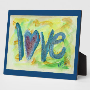 Love Fresh Spring Painting Poem Plaque