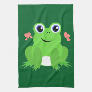 Love Frog Tea Towel