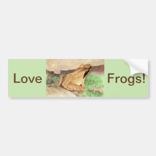 Love Frogs! Bumper Sticker