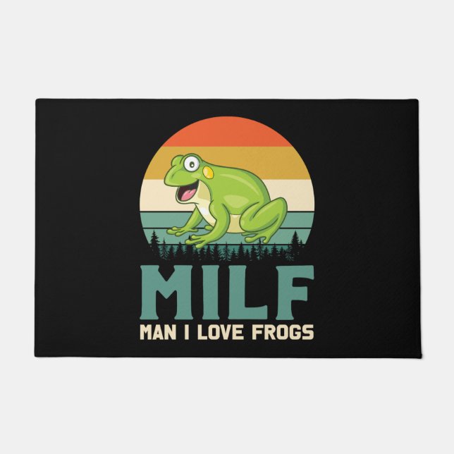 Love Frogs Doormat (Front)
