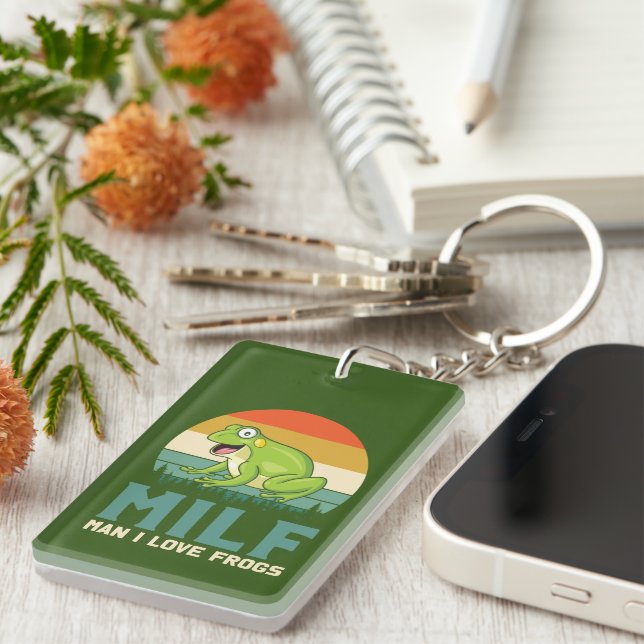 Love Frogs Keychain (Front Right)