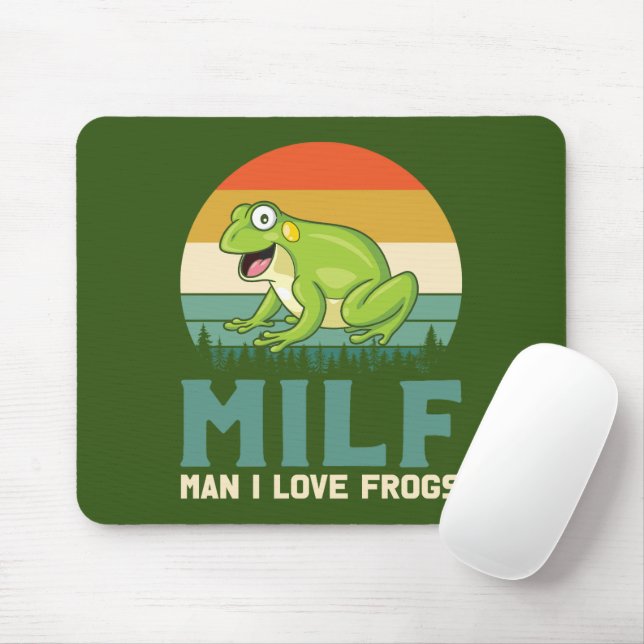 Love Frogs Mouse Pad (With Mouse)