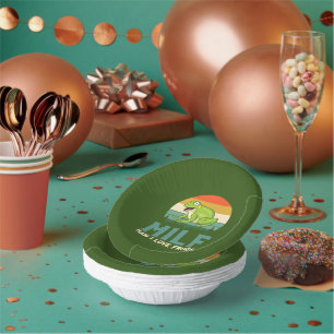 Love Frogs Paper Bowls Plate