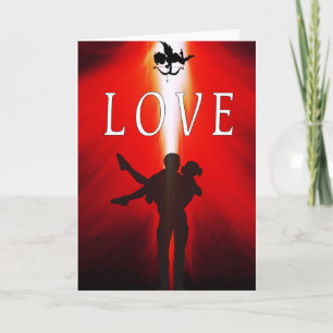 Love from above holiday card