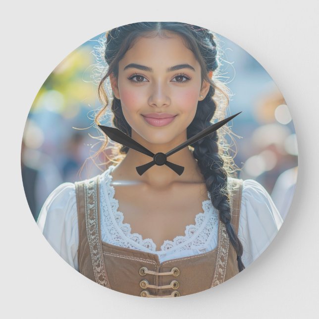 LOVE FROM BAVARIA LARGE CLOCK (Front)