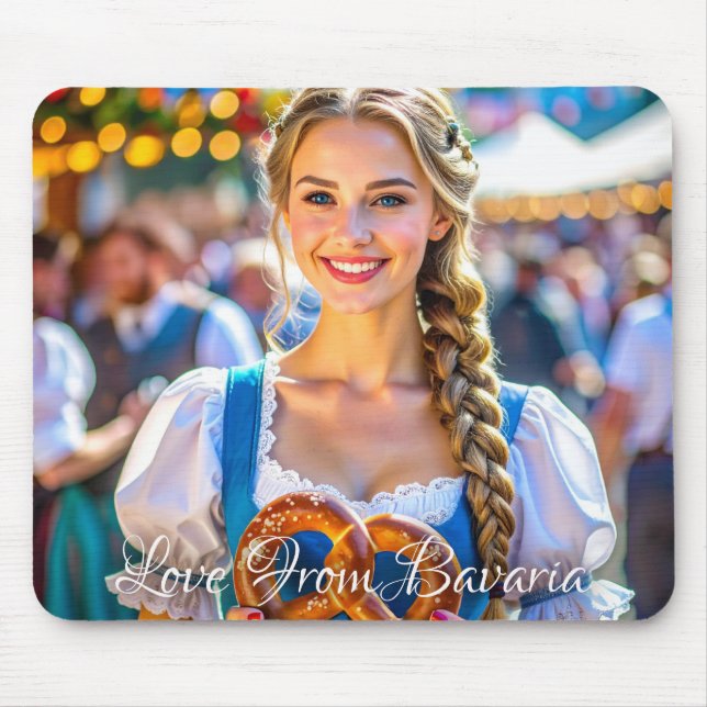 LOVE FROM BAVARIA MOUSE MAT (Front)