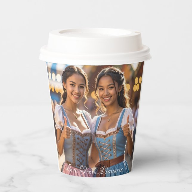 LOVE FROM BAVARIA PAPER CUPS (Front)