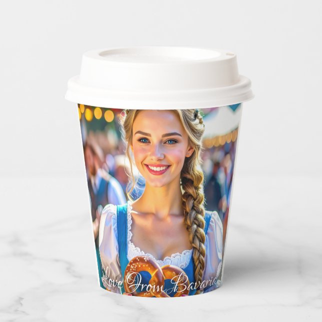 LOVE FROM BAVARIA PAPER CUPS (Front)