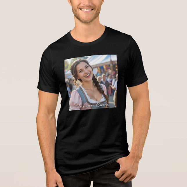 LOVE FROM BAVARIA Tri-Blend SHIRT (Front)
