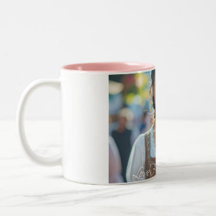 LOVE FROM BAVARIA Two-Tone COFFEE MUG