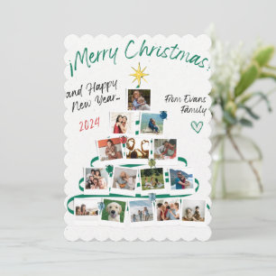 Love from Evans Family for Merry Christmas Card