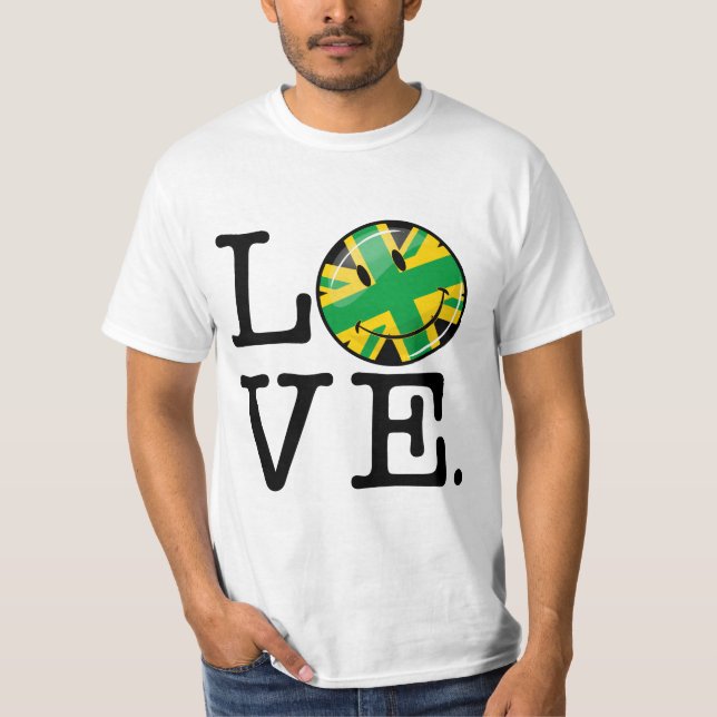 Love from Jamaica and Britain T-Shirt (Front)