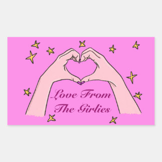 Love From The Girlies Sticker