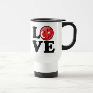 Love From Turkey Smiling Flag Travel Mug