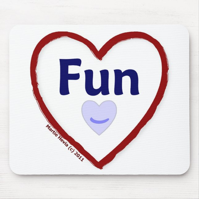Love Fun Mouse Mat (Front)