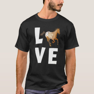 LOVE Funny Appaloosa Horse Lover Premium T-Shirt